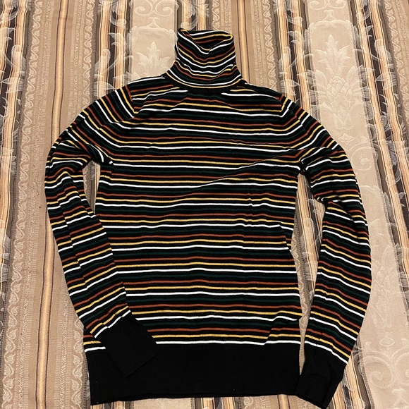 Multi-coloured Striped Turtleneck !! - Picture 4 of 4
